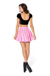 PVC Princess Pink Cheerleader Skirt
